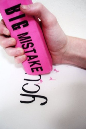 big mistake eraser