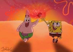 Spongebob and Patrick 'FRIENDSHIP' by JokerSyndrom