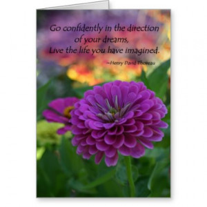 Inspirational greeting card confidence quote gifts