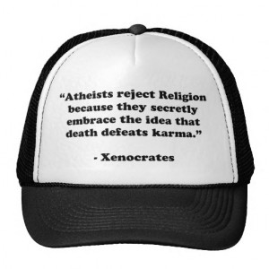 Atheist Quotes Trucker Hat