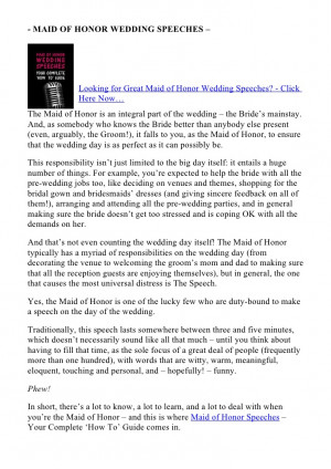 best friend maid of honor speech examples