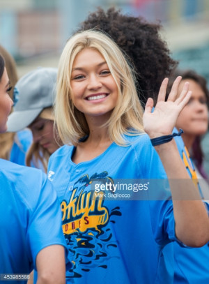 News Photo : Sports Illustrated Model Gigi Hadid attends the
