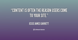 quote Jesse James Garrett content is often the reason userse 15989