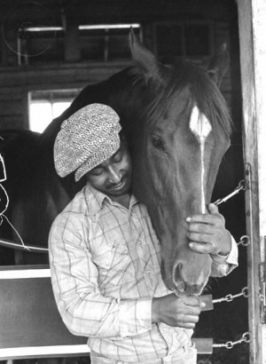 Groom Eddie Sweat and Secretariat