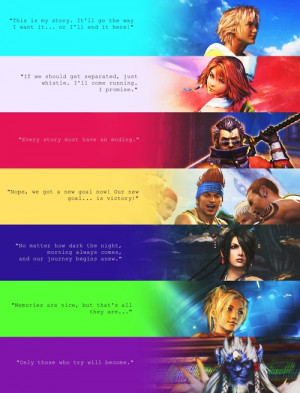 ... via source filed under final fantasy x tidus yuna auron wakka lulu