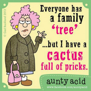 Aunty Acid cartoons