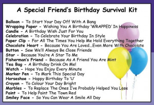 Friend's Birthday Survival Kit In A Can. Humorous Novelty Fun Gift To ...