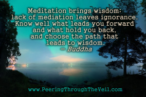 Meditation Quote by Buddha