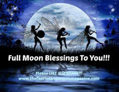 Full Moon Blessings! Remember you can feel the energy of a full moon 3 ...