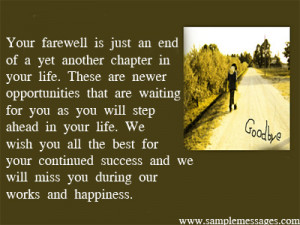 Wishes Quotes Good Luck Goodbye...