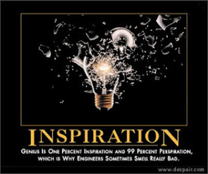 This is a picture of inspiration and breaking the mold