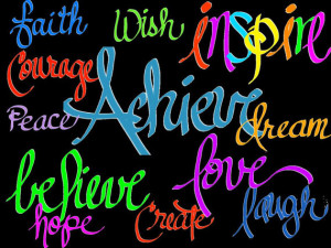 Inspirational Clip Art Clipart - inspirational words