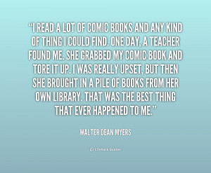 Quote From Walter Dean Myers
