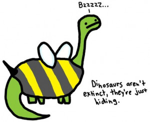 Those Sneaky Dinosaurs... - Image