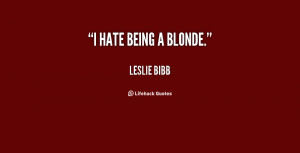 Quotes About Being Blonde