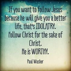 Don't be lead into Idolatry by Those preaching another Jesus! ( Health ...