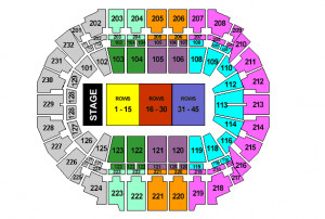 Center Seating Chart Keith