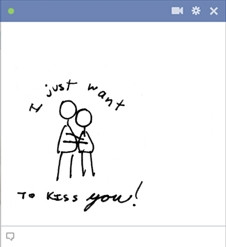 just want to kiss you