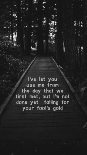 Fools Gold Lyrics One Direction Tumblr