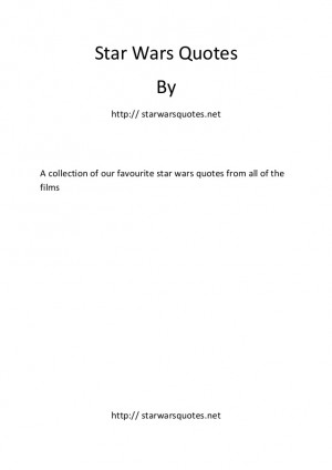 Star wars quotes