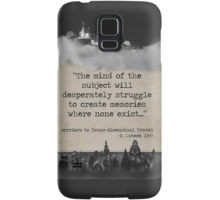 Bioshock Infinite R. Lutece Quote Samsung Galaxy Case/Skin