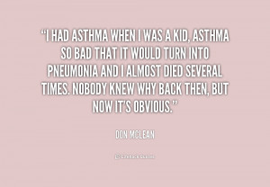 Quotes About Asthma
