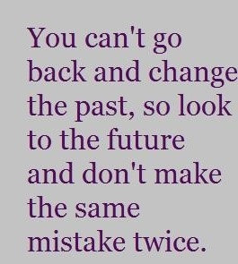Don't make the same mistake twice!!