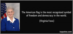 The American flag is the most recognized symbol of freedom and ...