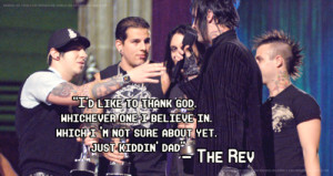 avenged sevenfold quotes from the rev