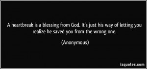 from God. It's just his way of letting you realize he saved you ...