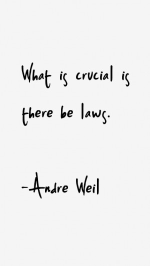 Andre Weil Quotes & Sayings