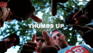 thumbs up mac miller no problem animated GIF