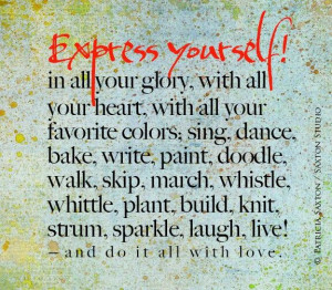 Express yourself...with love!