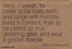 Quote, William Shakespeare, Henry VIII, re Katherine of Aragon