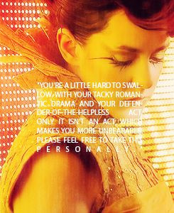 Johanna Mason- Jenna Malone killed it!