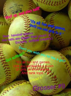 Softball quotes