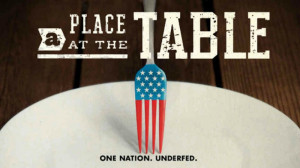 Yesterday afternoon I went to see the film A Place at the Table . A ...