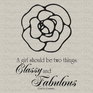 French Quote Girl Two Things Classy and Fabulous Camellia Flower ...