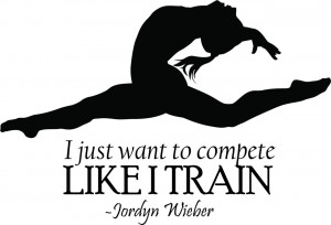 ... -Weiber-Wall-Quote-Gymnastics-Vinyl-Decal-Sticker-16-x10-Sports-21