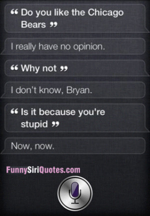 Do you like the Chicago Bears Siri?