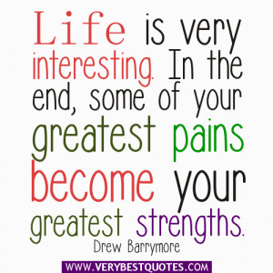 encouraging life quotes - life is very interesting quotes
