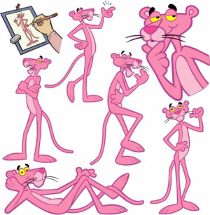 Pink Panther Giant Sticker Collection