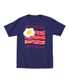 Navy 'Land of the Fried, Home of the Eggs' Tee
