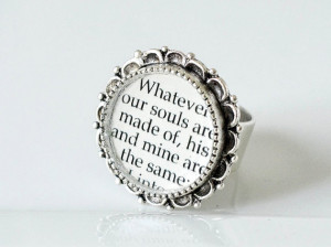 Wuthering Heights Jewelry - Adjustable Silver Statement Ring with ...