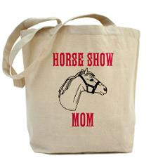 Horse Show Mom Tote Bag for