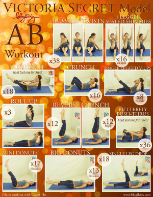 DIY Victoria Secret Ab Workout