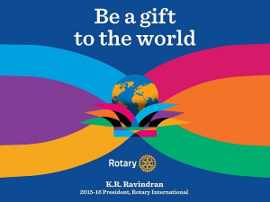Unveiling the Rotary Foundation Theme for 2015-16