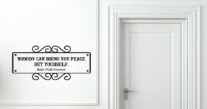 Bring Peace decal quotes