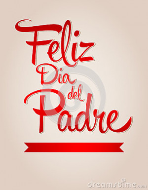 Feliz dia de padre - spanish text Happy fathers day card vintage ...