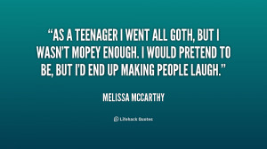 Teenager Went All Goth...